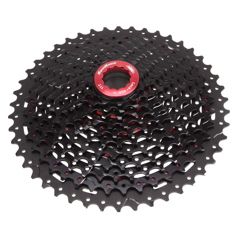 Chargez l&#39;image dans la visionneuse de la galerie, SunRace Unisex Adult CSMX8 1142T 11 Speed Cassette - Black, N/A - RACKTRENDZ
