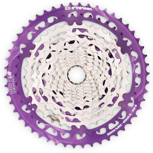 e*thirteen Helix R Cassette - 12-Speed, 9-50t, Eggplant - RACKTRENDZ