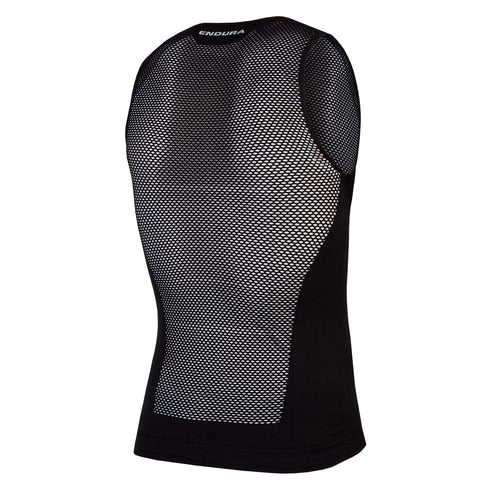 Endura Men's Fishnet Sleeveless Cycling Baselayer II Black, Large - RACKTRENDZ