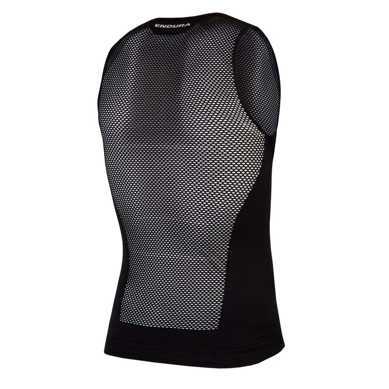 Chargez l&#39;image dans la visionneuse de la galerie, Endura Men&#39;s Fishnet Sleeveless Cycling Baselayer II Black, Large - RACKTRENDZ
