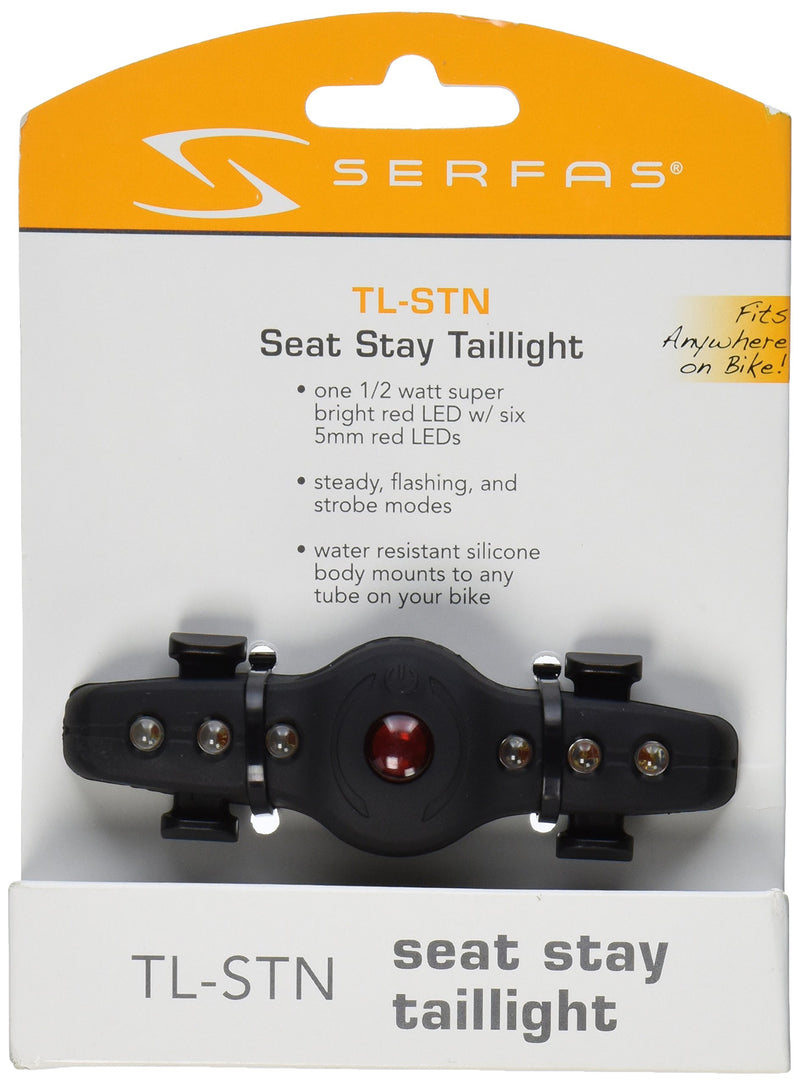 Load image into Gallery viewer, Serfas TL-STN Seat Stay Taillight (Black) - RACKTRENDZ
