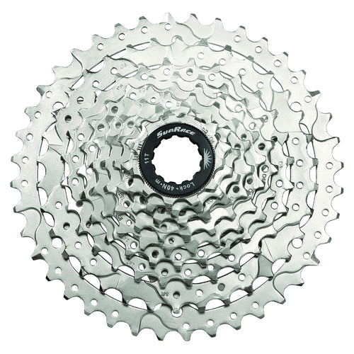 SunRace Unisex Adult Does Not Apply Bike Cassettes and freewheels, Silver, 11-40T US - RACKTRENDZ