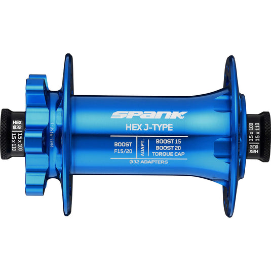 Spank HEX J-Type Boost F15/20 Front Hub Blue - RACKTRENDZ