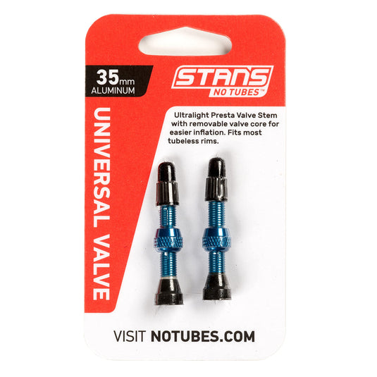 Stan's NoTubes Unisex - Adult Valve 03300662 Blue 35 mm - RACKTRENDZ