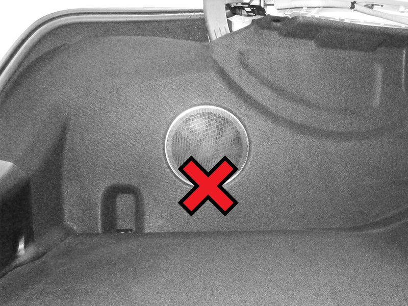 Load image into Gallery viewer, WeatherTech Cargo Liner Custom-Fit Trunk Mat - Compatible with 2018-2023 Mercedes Benz E-Class/AMG Coupe with Burmester Sound System Raised Edge, Non-Slip, Easy to Clean - Full Trunk Protection Black
