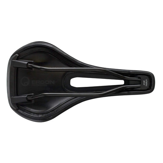 Ergon - SM Sport Ergonomic Gel Cushion Bicycle Saddle | for Mountain Bikes | Womens | Medium/Large | Stealth Black - RACKTRENDZ