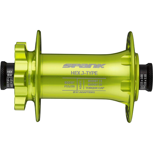 Spank HEX J-Type Boost F15/20 Front Hub Green - RACKTRENDZ