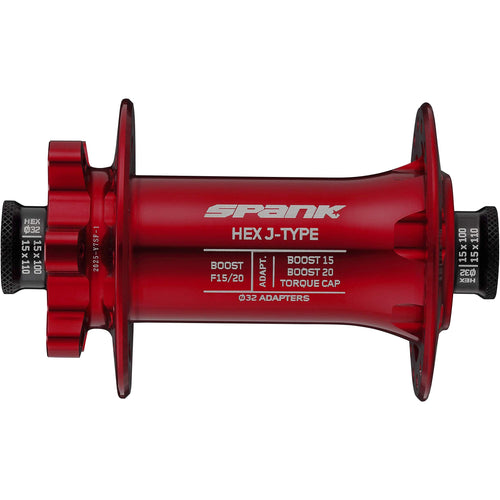 Spank HEX J-Type Boost F15/20 Front Hub Red - RACKTRENDZ