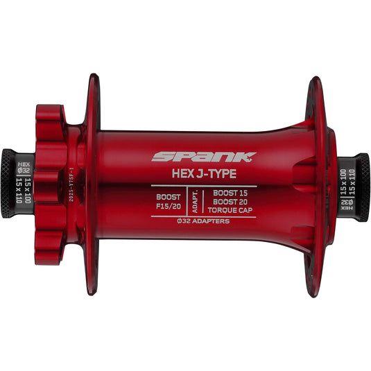 Spank HEX J-Type Boost F15/20 Front Hub Red - RACKTRENDZ