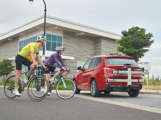 Porte-vélos d'attelage à plateau réglable à 4 niveaux de qualité supérieure Yakima StageTwo de 2 po, Vapor