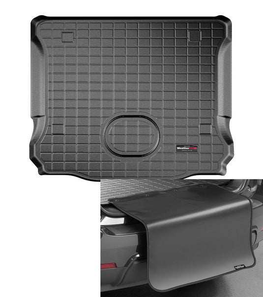 WeatherTech Black Cargo Liner W/ Bumper Protector - Fits 15-16 Wrangler Unlimited - 40745SK