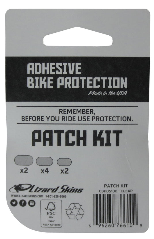 Lizard Skins Bike Frame Protection Patch Kit - Clear - RACKTRENDZ