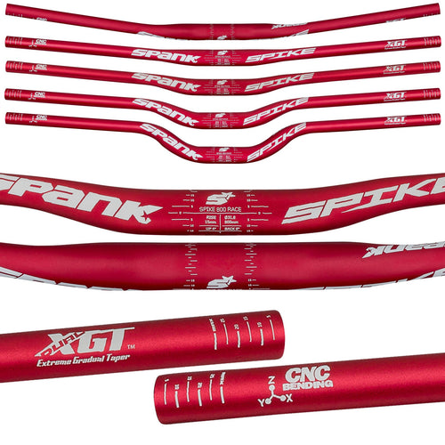 Spank Spike 800 Race Bar 30R Bike Handlebars, Red - RACKTRENDZ