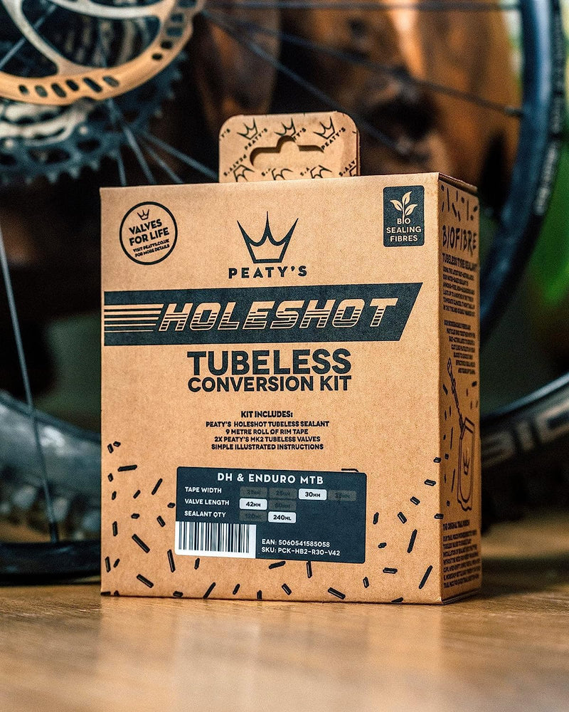 Chargez l&#39;image dans la visionneuse de la galerie, Peaty&#39;s Holeshot Tubeless Conversion Kit, XC, 25mm - RACKTRENDZ
