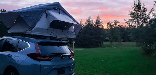 Enthuze 2-Person Rooftop Tent with Aluminum Frame & Waterproof Coating