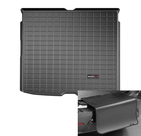 WeatherTech Cargo Trunk Liner for Volvo XC40, XC40 Recharge, C40 Recharge - Behind 2nd Row w/Bumper Protector (401175SK) Black