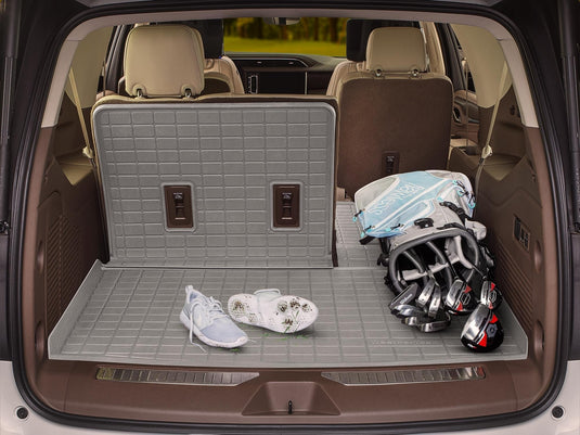 WeatherTech Seatback Cargo Liner HP Mats for Jeep Grand Cherokee - Behind 2nd Row Seating with Bumper Protector (401502IMSK), Black