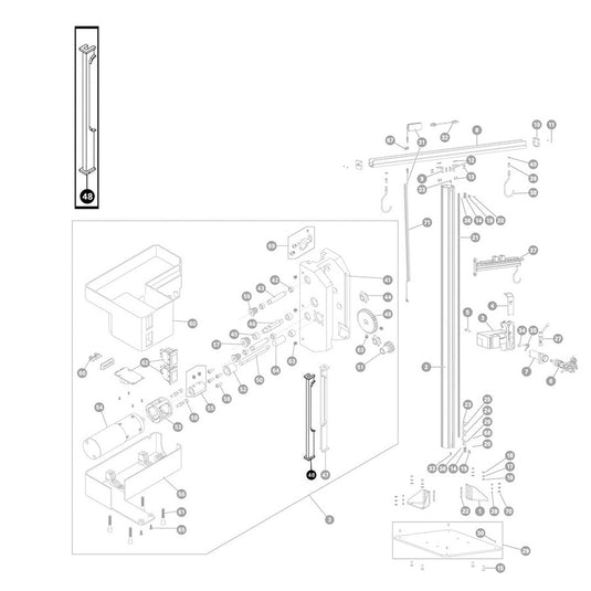Park Tool 2130.2 Carriage Bearing left