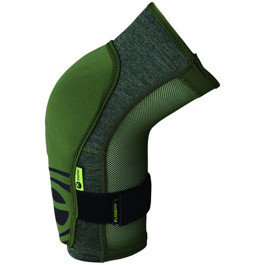 ixs Unisex Carve Evo+ Breathable Moisture-Wicking Padded Protective Elbow Guard, Elbow Protector, Elbow Sleeve, Elbow Pads Women & Men, Mountain Bike Pads, (Olive, XXL) - RACKTRENDZ