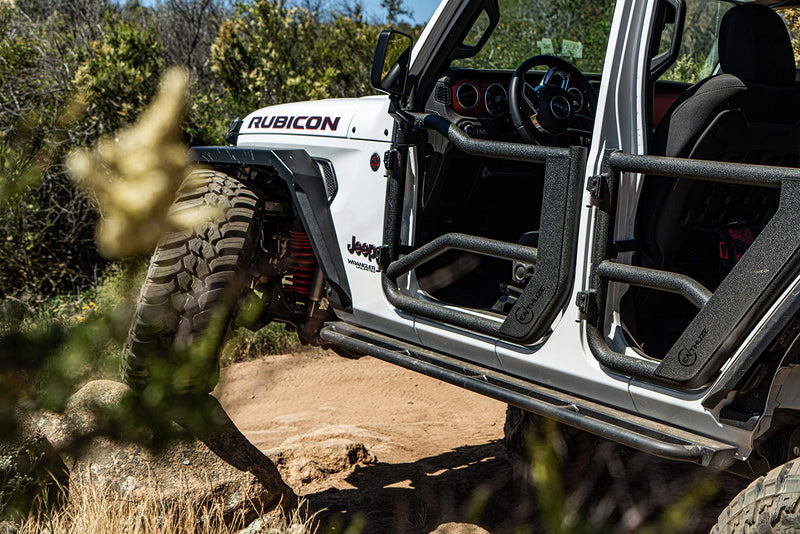 Load image into Gallery viewer, Enthuze Rear Tube Doors for 2007-2018 Jeep Wrangler
