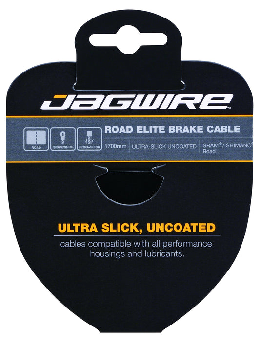 JAG Wire 96EL2750 Elite Ultra Slick Stainless Steel Inner Wire, 0.06 x 108.8 inches (1.5 x 2750 mm), for Shimano/Slam Road Brakes - RACKTRENDZ