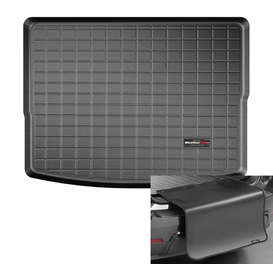 WeatherTech Cargo Trunk Liner for Mitsubishi Eclipse Cross - Behind 2nd Row w/Bumper Protector (401120SK) Black