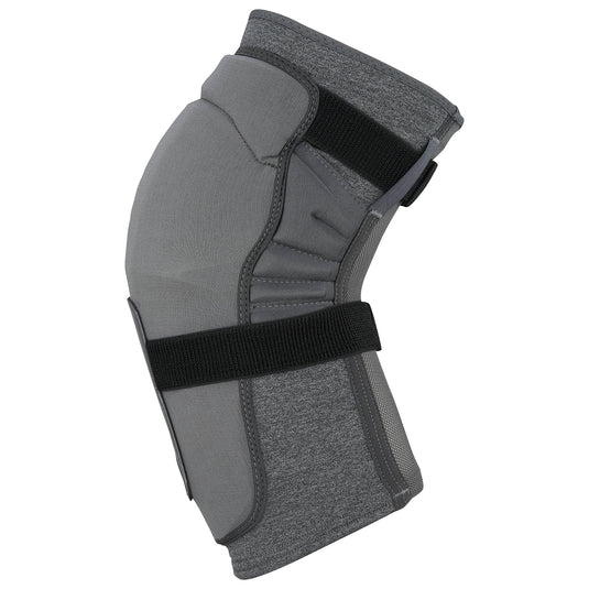 IXS Trigger Flow Zip Breathable Moisture- Knee Pads (Grey, XX-Large)- Knee Compression Sleeve Support for Men & Women, Wicking Padded Protective Knee Guards, Youth Knee Pads, Knee Protective Gear - RACKTRENDZ