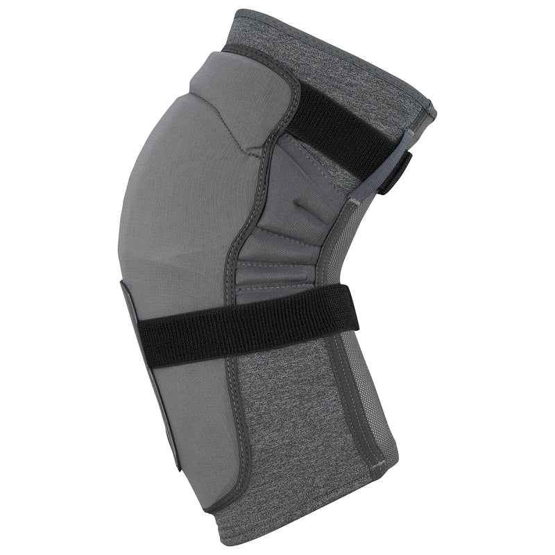 Load image into Gallery viewer, IXS Trigger Flow Zip Breathable Moisture- Knee pads (Grey, Large)- Knee Compression Sleeve Support for Men &amp; Women, Wicking Padded Protective Knee Guards, Youth Knee Pads, Knee Protective Gear - RACKTRENDZ
