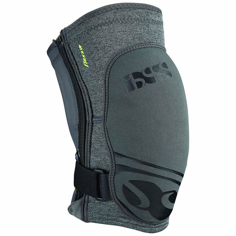 Chargez l&#39;image dans la visionneuse de la galerie, iXS Flow Zip Knee Pads: Gray LG - RACKTRENDZ
