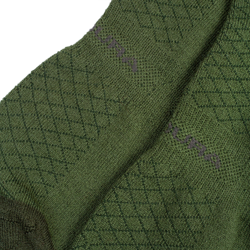 Chargez l&#39;image dans la visionneuse de la galerie, Endura BaaBaa Merino Stripe Cycling Sock Forest Green, S/M - RACKTRENDZ
