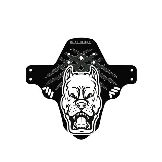 ALL MOUNTAIN STYLE MUD GUARD - WHITE/PITBULL