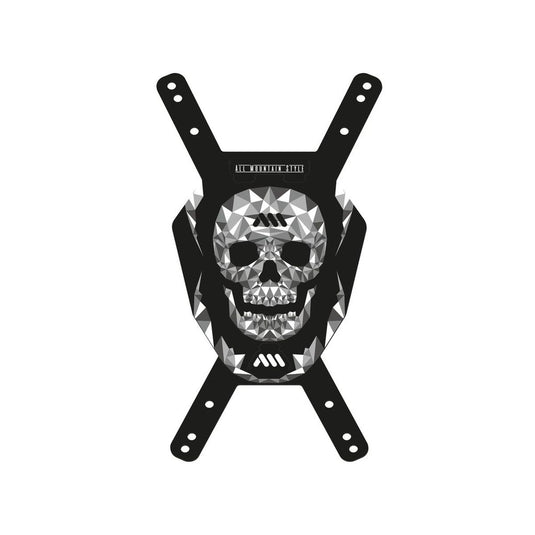 ALL MOUNTAIN STYLE NUMBER PLATE - SKULL/BLACK