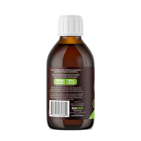 AquaOmega Plant-Based Omega-3 Liquid