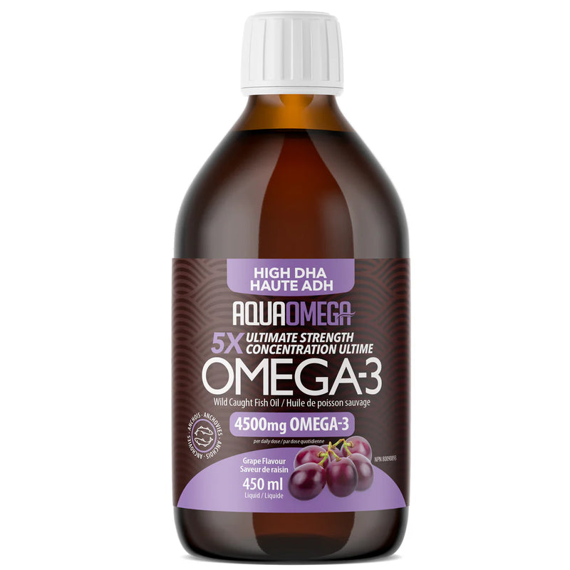 Load image into Gallery viewer, AquaOmega 5x Ultimate Strength High DHA Omega-3 Liquid
