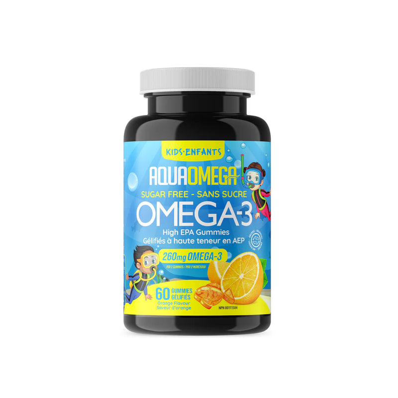 Chargez l&#39;image dans la visionneuse de la galerie, AquaOmega Kids Omega-3 Gummies - High EPA with DHA and Vitamin D
