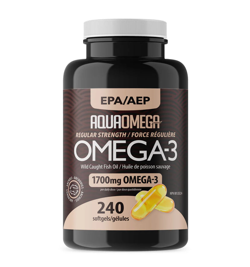 Load image into Gallery viewer, AquaOmega Regular Strength Omega-3 Fish Oil
