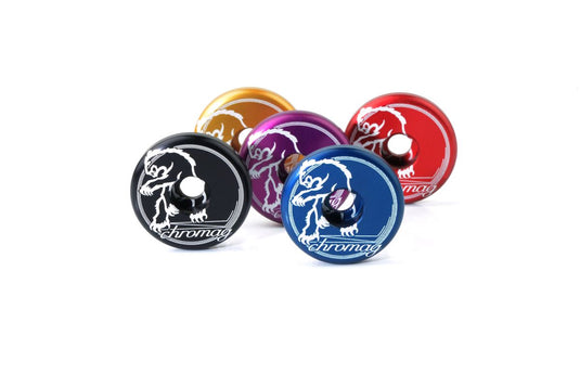 CHROMAG TOP CAP - SILVER OS - 1/8TH STEER TUBE SILVER