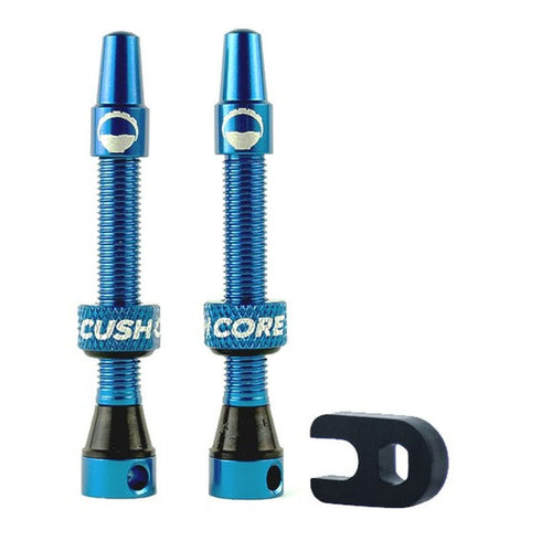 CUSHCORE CUSHCORE VALVE STEMS 44MM ROYAL BLUE (2 PACK)