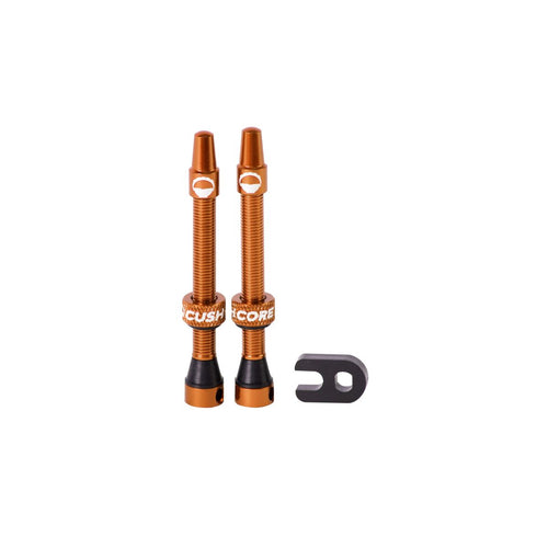 CUSHCORE CUSHCORE VALVE STEMS 55MM ORANGE (2 PACK)