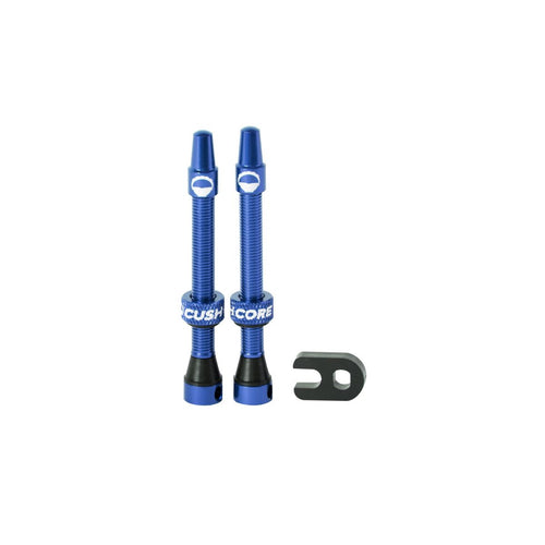 CUSHCORE CUSHCORE VALVE STEMS 55MM ROYAL BLUE (2 PACK)