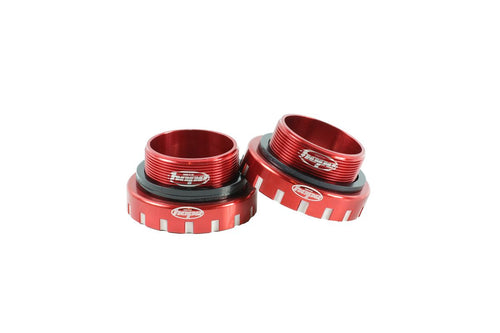 HOPE BOTTOM BRACKET STAINLESS 68/73/83MM RED - 30MM