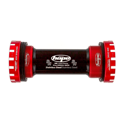 HOPE BOTTOM BRACKET STAINLESS 83MM - RED