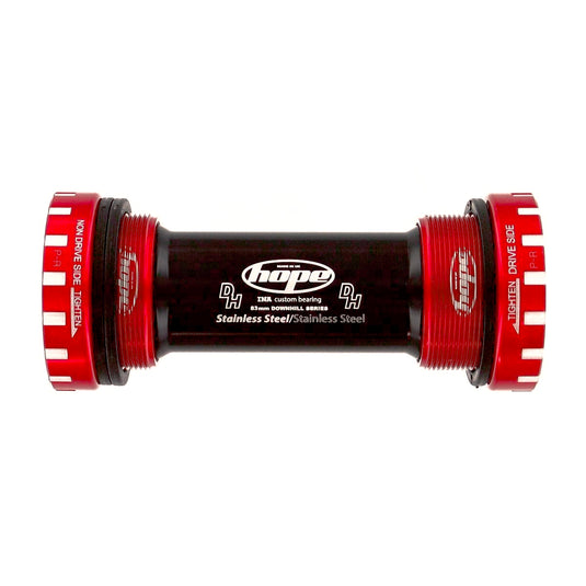 HOPE BOTTOM BRACKET STAINLESS 83MM - RED