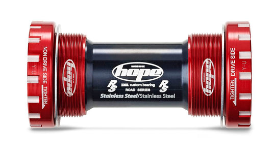 HOPE BOTTOM BRACKET STAINLESS ROAD - RED