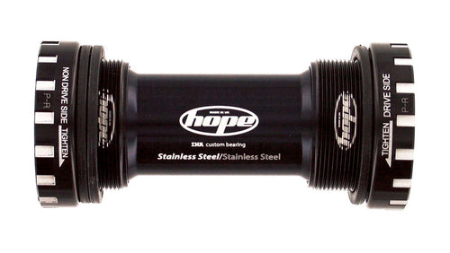 HOPE BOTTOM BRACKET STAINLESS 68/73MM - BLACK