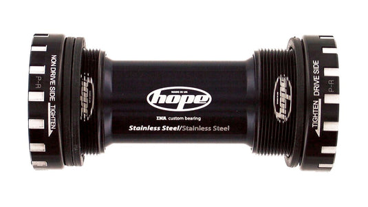 HOPE BOTTOM BRACKET STAINLESS 68/73MM - BLACK