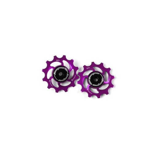 HOPE 12 TOOTH JOCKEY WHEELS - PAIR - PURPLE