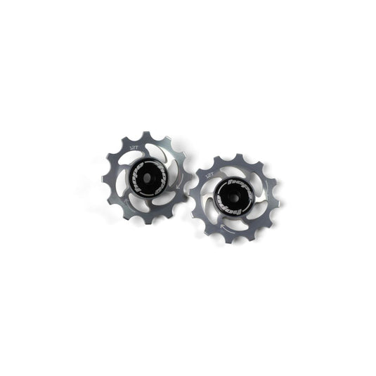 HOPE 12 TOOTH JOCKEY WHEELS - PAIR - SILVER