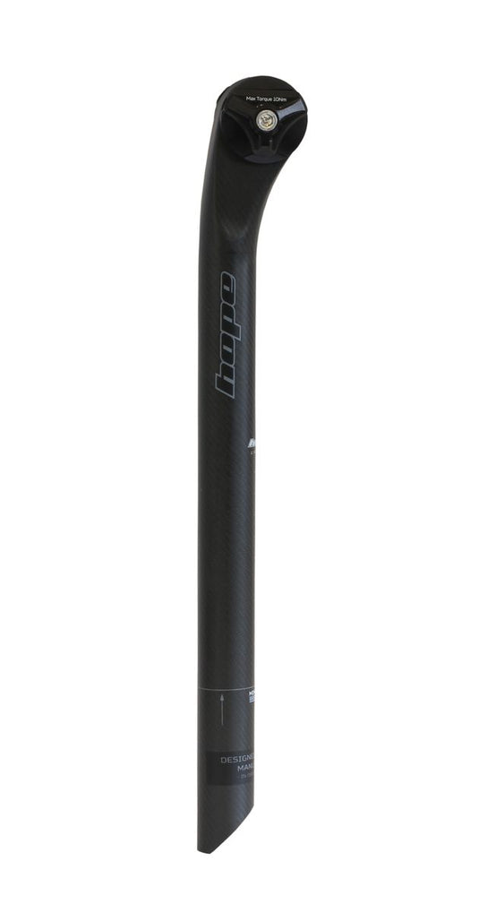 HOPE CARBON SEATPOST 27.2 X 350MM - CIRC RAILS - BLACK