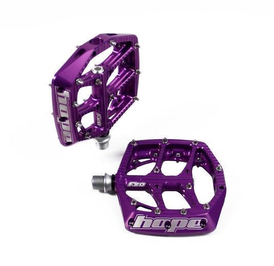 HOPE F20 PEDALS - PAIR - PURPLE